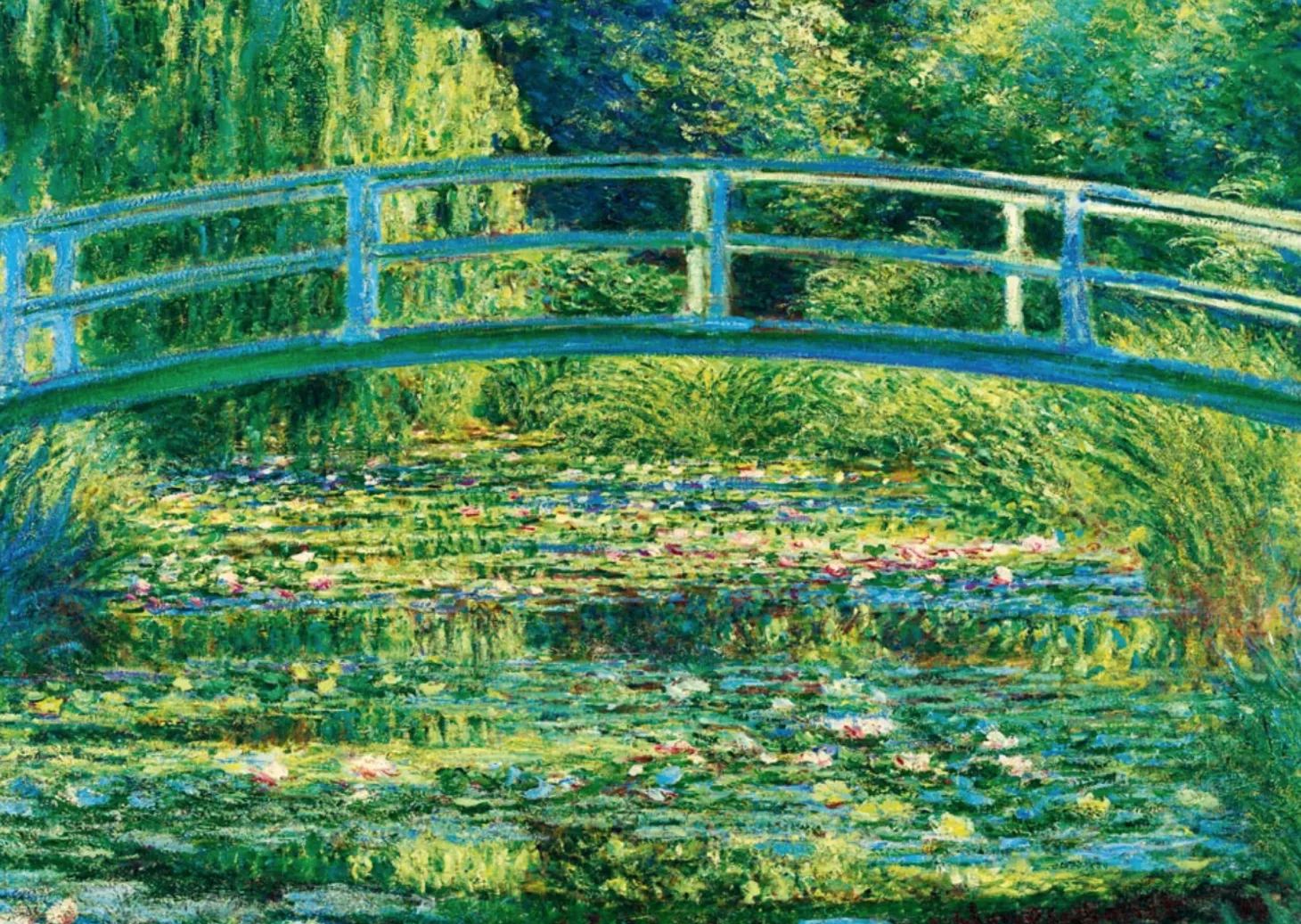 Bluebird Puzzle Claude Monet - Pont sur les nénuphars - 1000 pièces