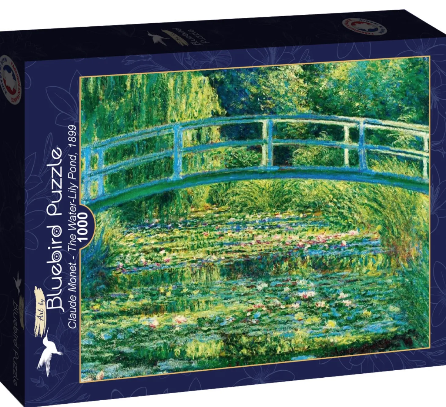 Bluebird Puzzle Claude Monet - Pont sur les nénuphars - 1000 pièces
