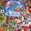 Bluebird Puzzle Globe de Noël - puzzle de 1000 pièces