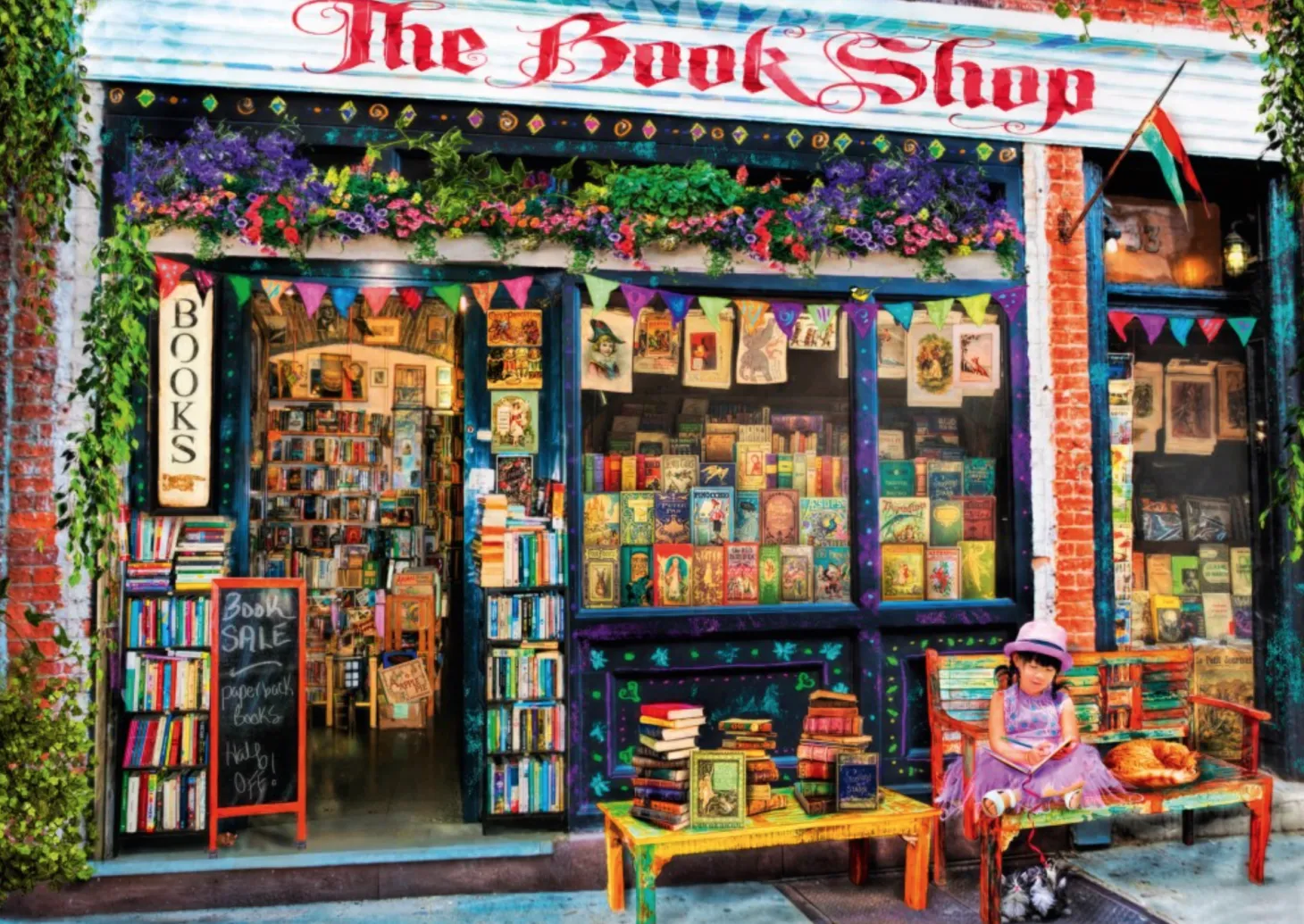 Bluebird Puzzle La librairie - puzzle de 1000 pièces