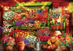 Bluebird Puzzle Le marché aux fleurs - puzzle de 1000 pièces