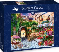 Bluebird Puzzle Le marché aux fleurs - puzzle de 1000 pièces