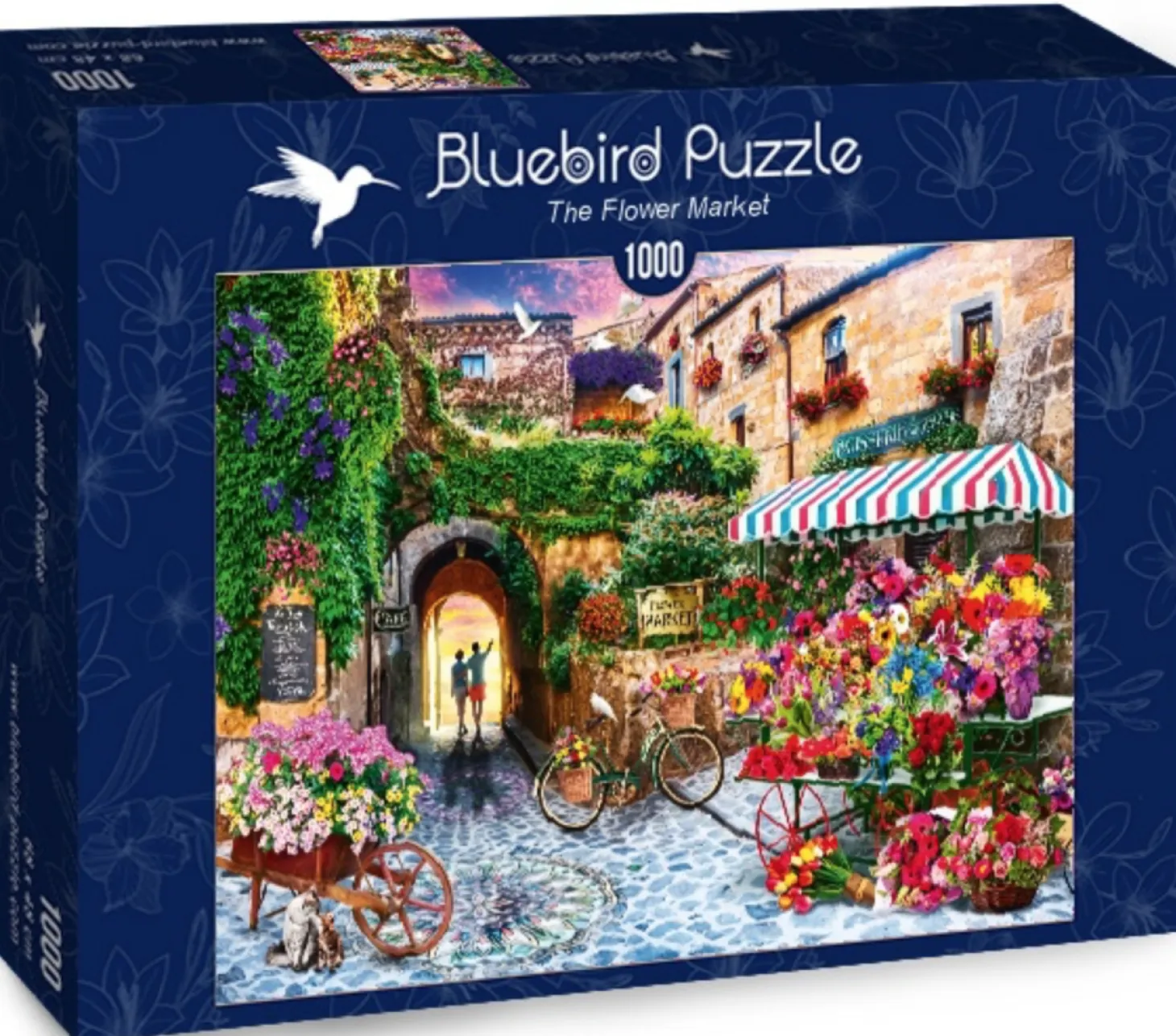 Bluebird Puzzle Le marché aux fleurs - puzzle de 1000 pièces