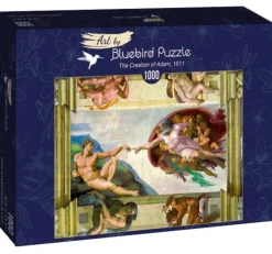 Bluebird Puzzle Michelangelo - La création de Adam - 1000 pièces