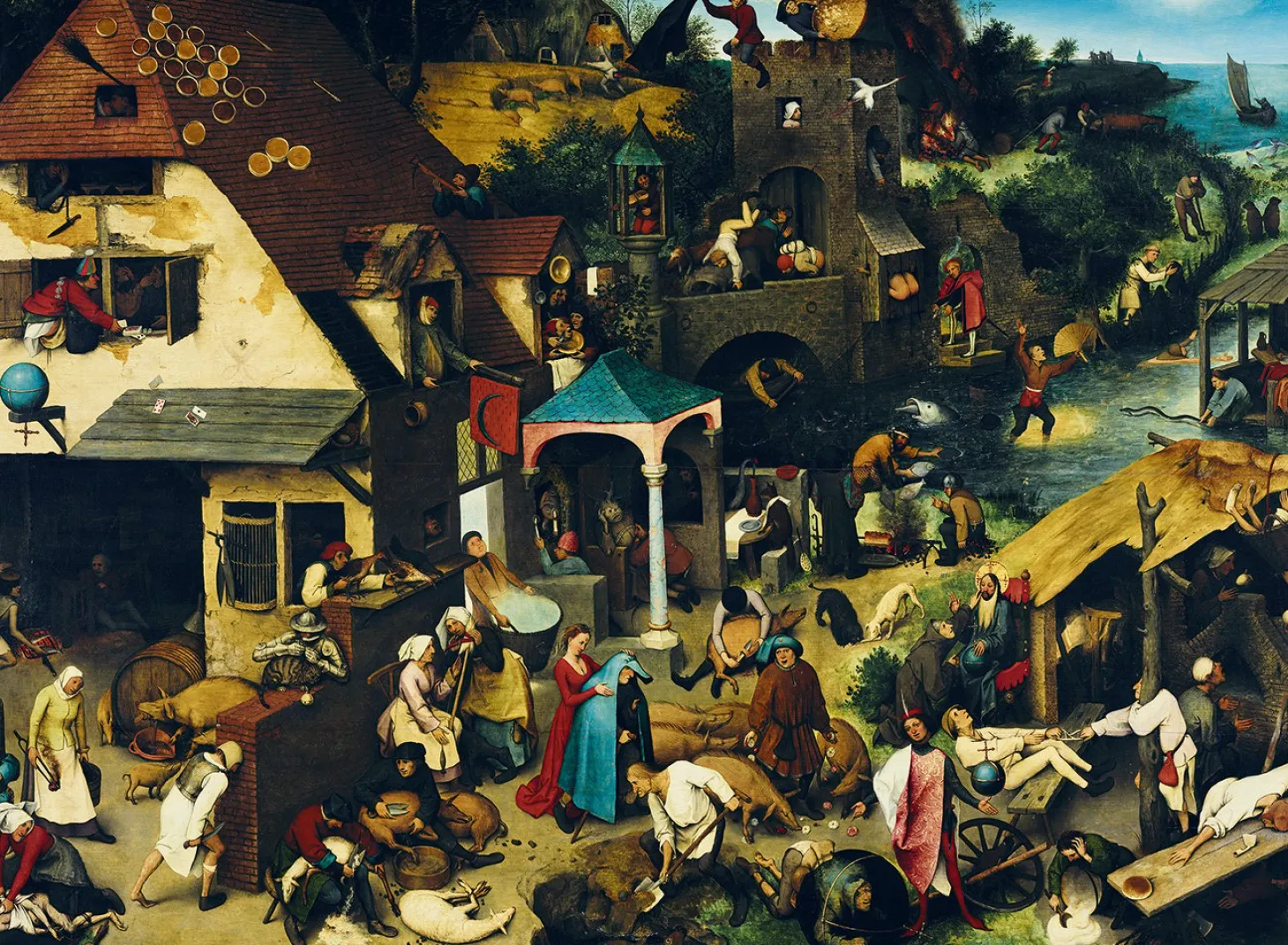 Bluebird Puzzle Pieter Bruegel - Proverbes flamands - puzzle de 3000 pièces