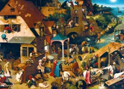 Bluebird Puzzle Pieter Bruegel - Proverbes néerlandais - 1000 pièces