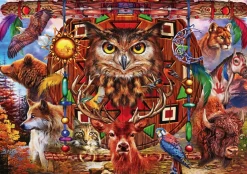 Bluebird Puzzle Totem animal - puzzle de 1000 pièces