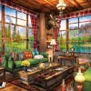 Bluebird Puzzle Vue sur les montagnes - puzzle de 1000 pièces
