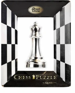 Cast Puzzle Dame Argent - Pièce d'échecs - Casse-tête de Cast