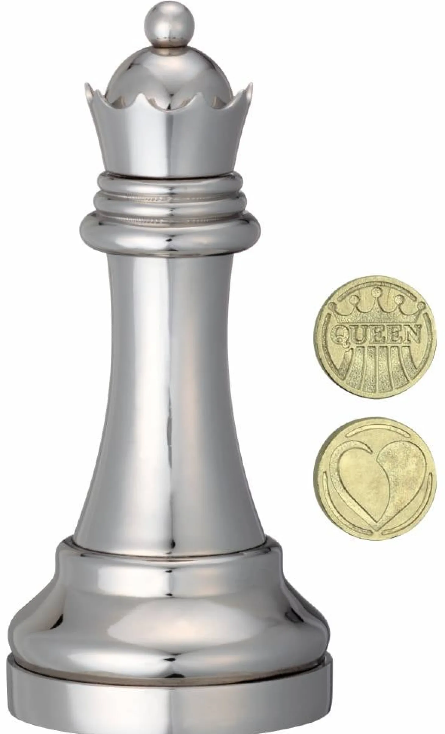 Cast Puzzle Dame Argent - Pièce d'échecs - Casse-tête de Cast