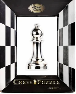 Cast Puzzle Fou Argent - Pièce d'échecs - Casse-tête de Cast