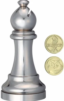 Cast Puzzle Fou Argent - Pièce d'échecs - Casse-tête de Cast