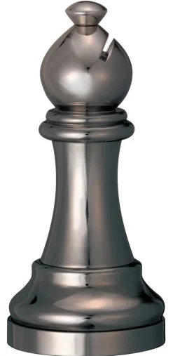 Cast Puzzle Fou Noir- Pièce d'échecs - Casse-tête