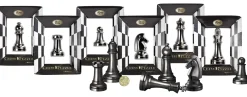 Cast Puzzle Fou Noir- Pièce d'échecs - Casse-tête