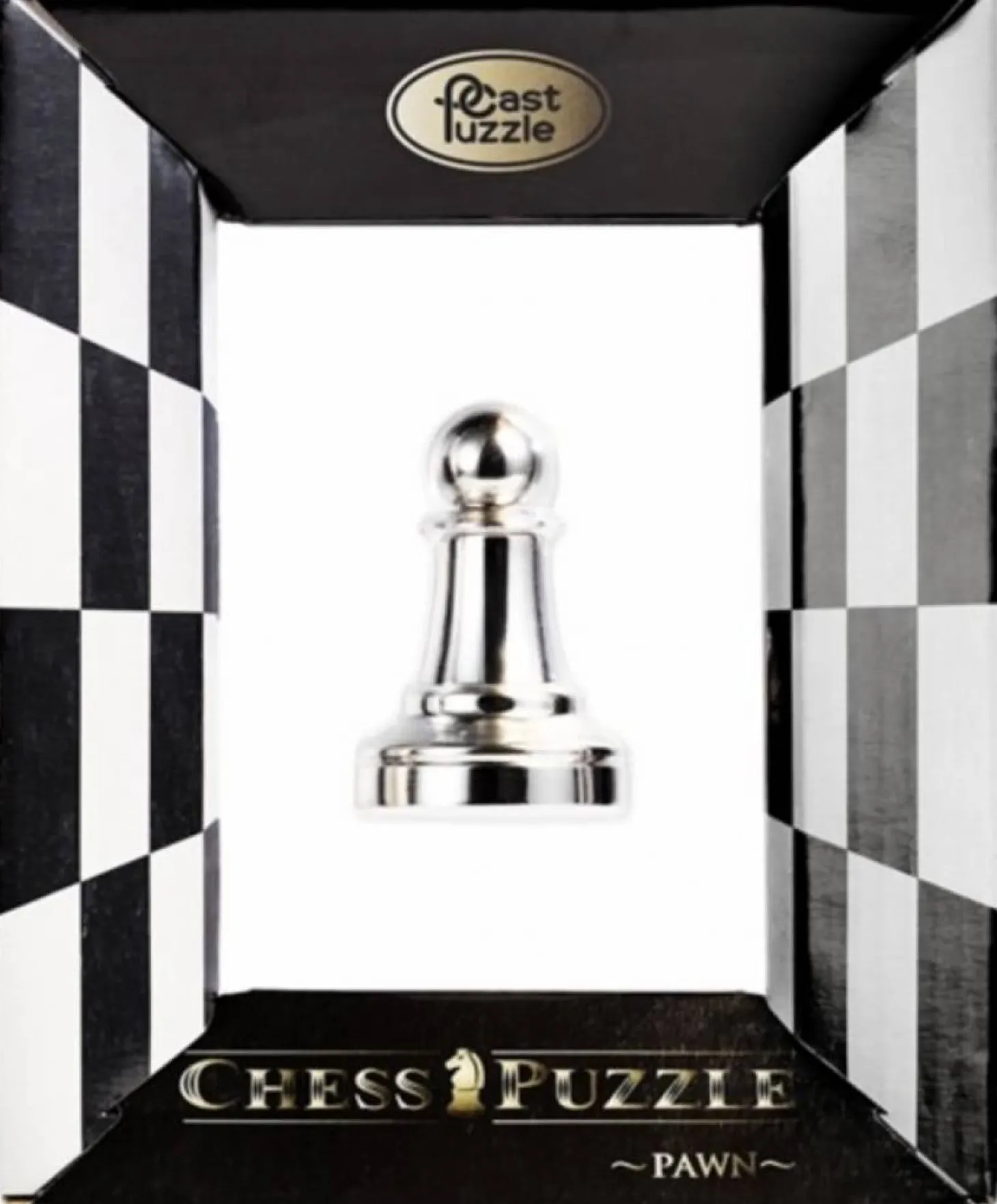 Cast Puzzle Pion Argent - Pièce d'échecs - Casse-tête de Cast