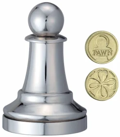Cast Puzzle Pion Argent - Pièce d'échecs - Casse-tête de Cast