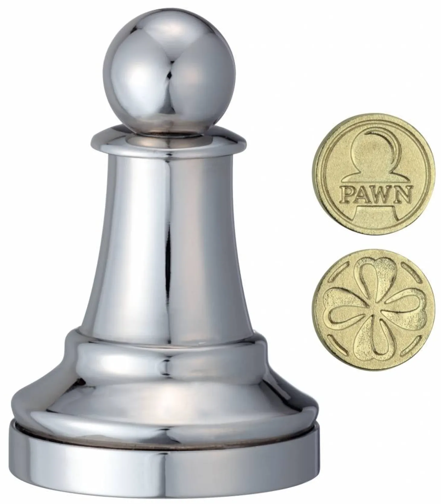 Cast Puzzle Pion Argent - Pièce d'échecs - Casse-tête de Cast