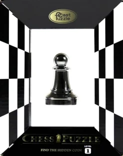 Cast Puzzle Pion Noir - Pièce d'échecs - Casse-tête de Cast