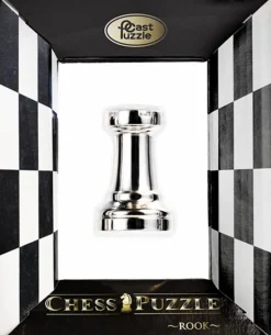 Cast Puzzle Tour Argent - Pièce d'échecs - Casse-tête de Cast