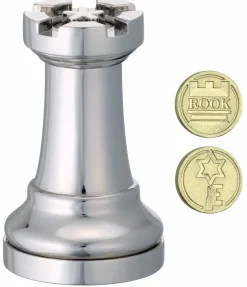 Cast Puzzle Tour Argent - Pièce d'échecs - Casse-tête de Cast