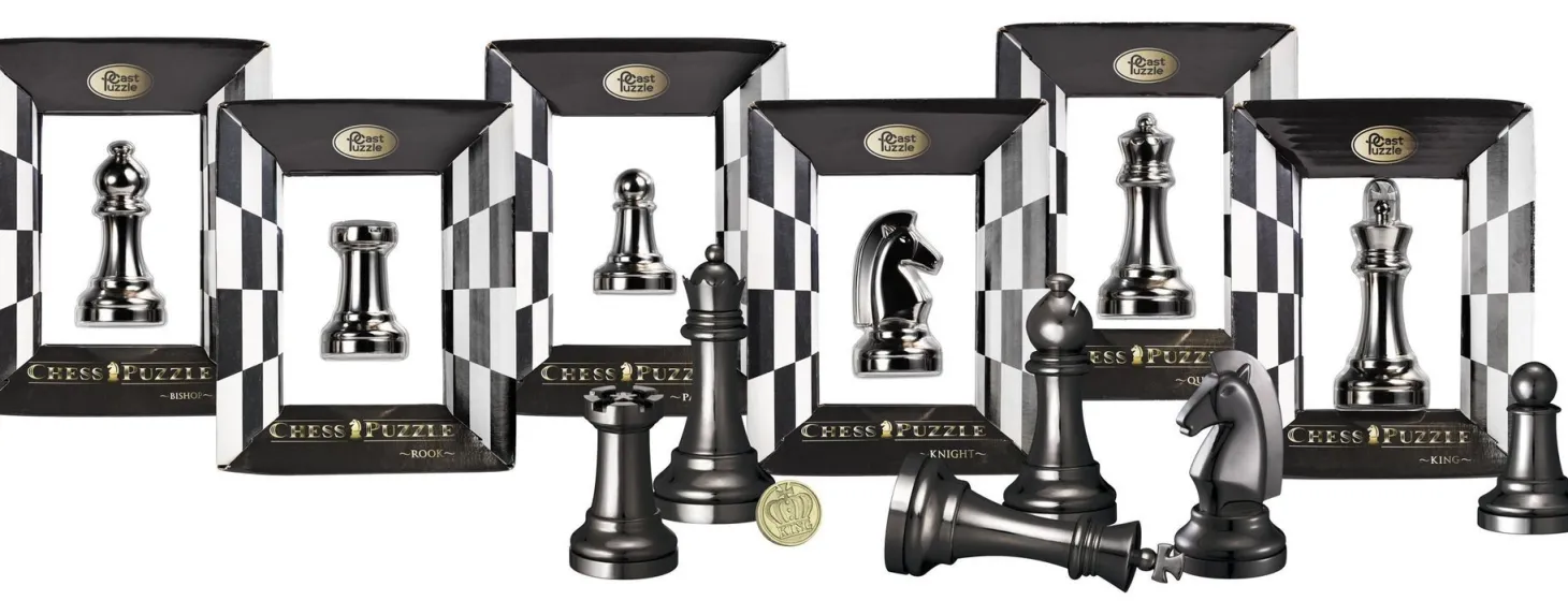 Cast Puzzle Tour Noir - Pièce d'échecs - Casse-tête de Cast