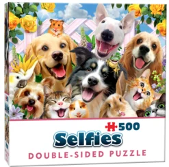 Cheatwell Amis - selfie - 500 pièces - puzzle double face