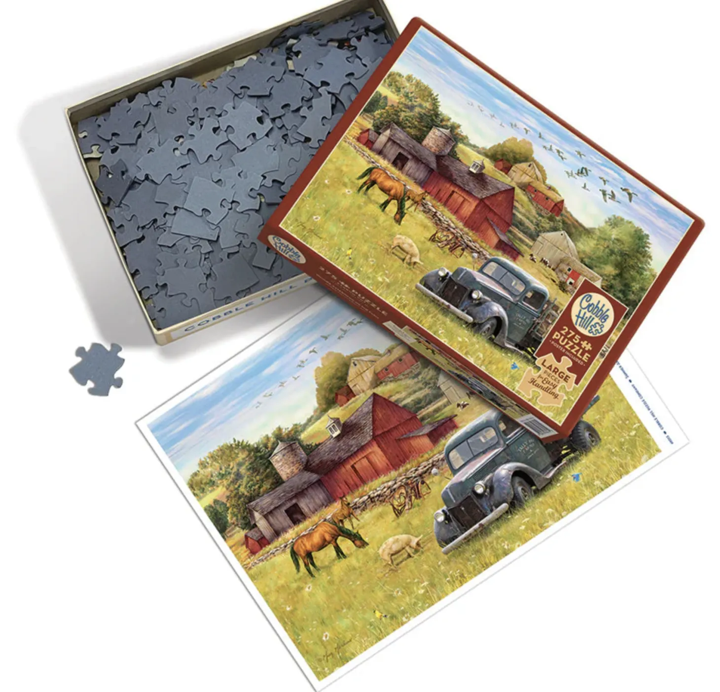Cobble Hill Après-midi d'été à la ferme - puzzle de 275 pièces XXL