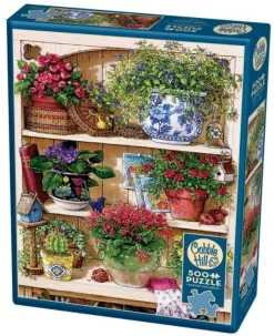 Cobble Hill Armoire à Fleurs - puzzle de 500 pièces XL