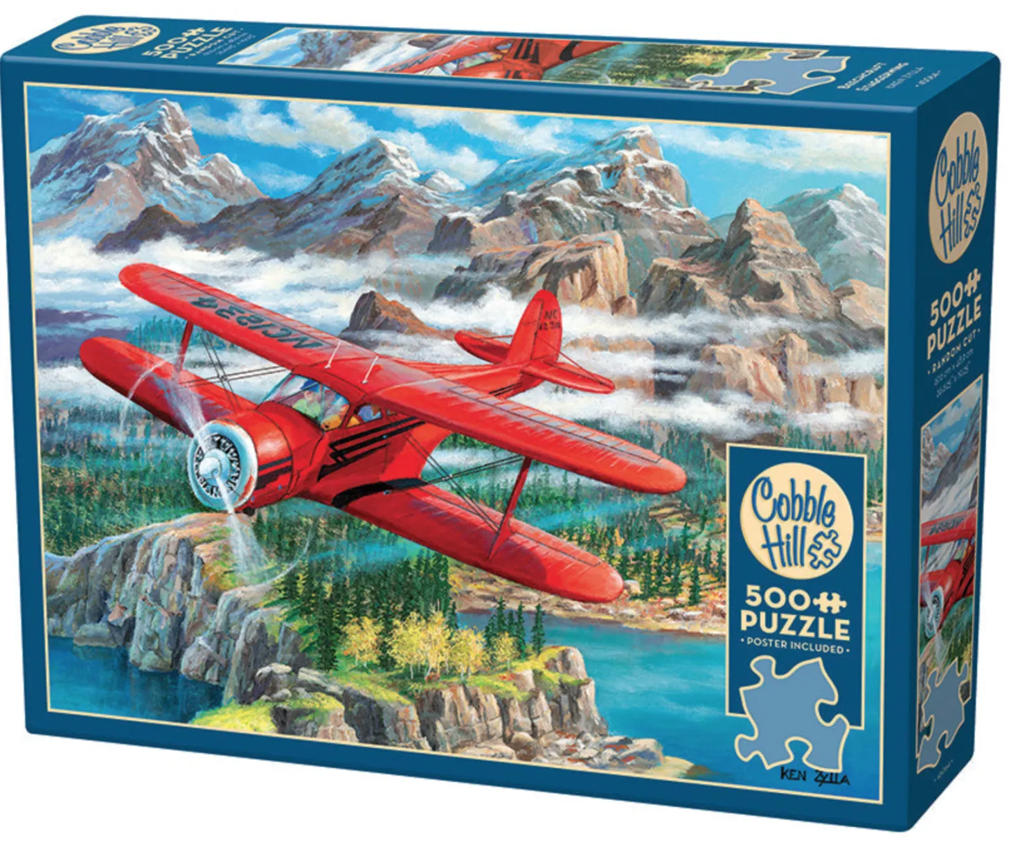 Cobble Hill Beechcraft Stagerwind - puzzle de 500 pièces XL