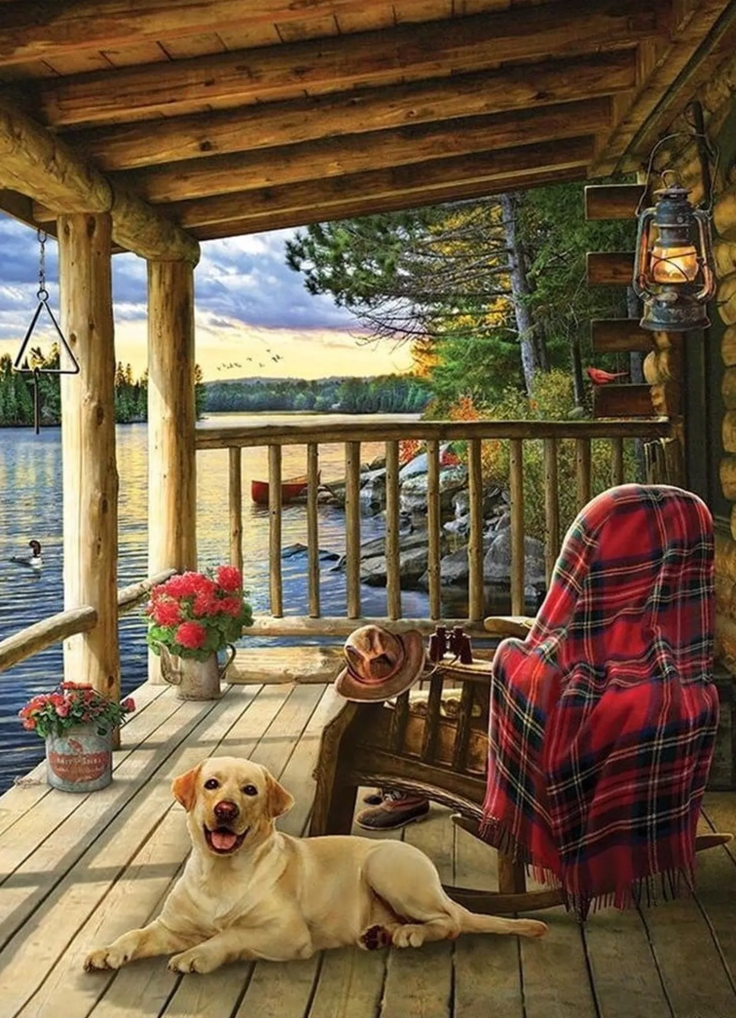 Cobble Hill Cabin Porch - puzzle de 1000 pièces
