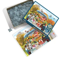Cobble Hill Camion de campagne en automne - puzzle de 500 pièces XL