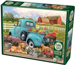 Cobble Hill Camionnette à Fleurs - puzzle de 1000 pièces