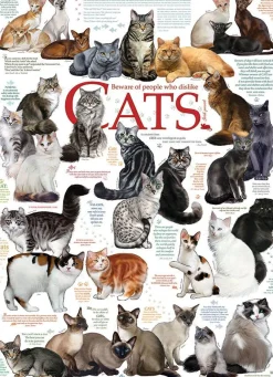 Cobble Hill Cat Citations - 1000 pièces