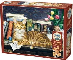 Cobble Hill Chat endormi - puzzle de 275 pièces XXL