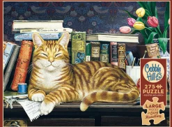 Cobble Hill Chat endormi - puzzle de 275 pièces XXL