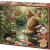 Cobble Hill Chat Koi - puzzle de 275 pièces XXL