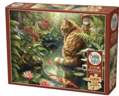 Cobble Hill Chat Koi - puzzle de 275 pièces XXL