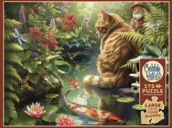 Cobble Hill Chat Koi - puzzle de 275 pièces XXL