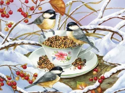 Cobble Hill Chickadee Tea - puzzle de 275 pièces XXL