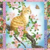 Cobble Hill Couette de fleurs et de chatons - puzzle de 1000 pièces