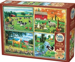 Cobble Hill Country Friends - puzzle de 275 pièces XXL