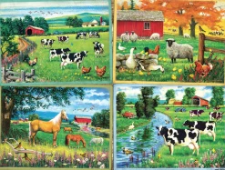 Cobble Hill Country Friends - puzzle de 275 pièces XXL