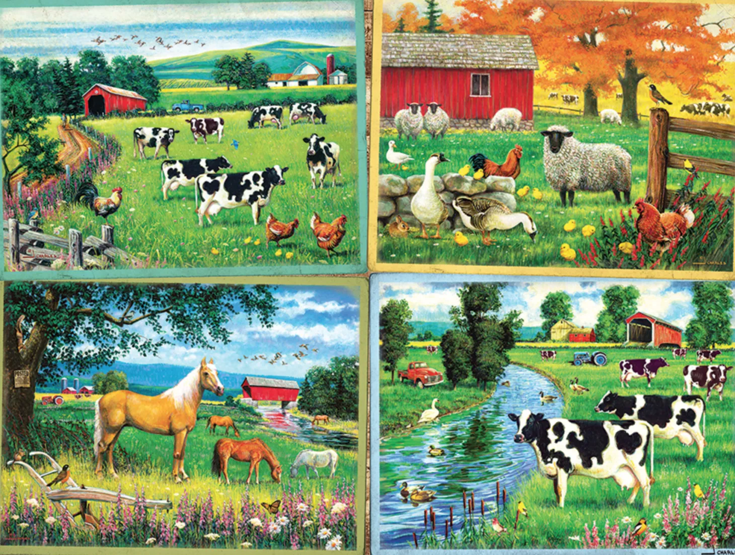 Cobble Hill Country Friends - puzzle de 275 pièces XXL