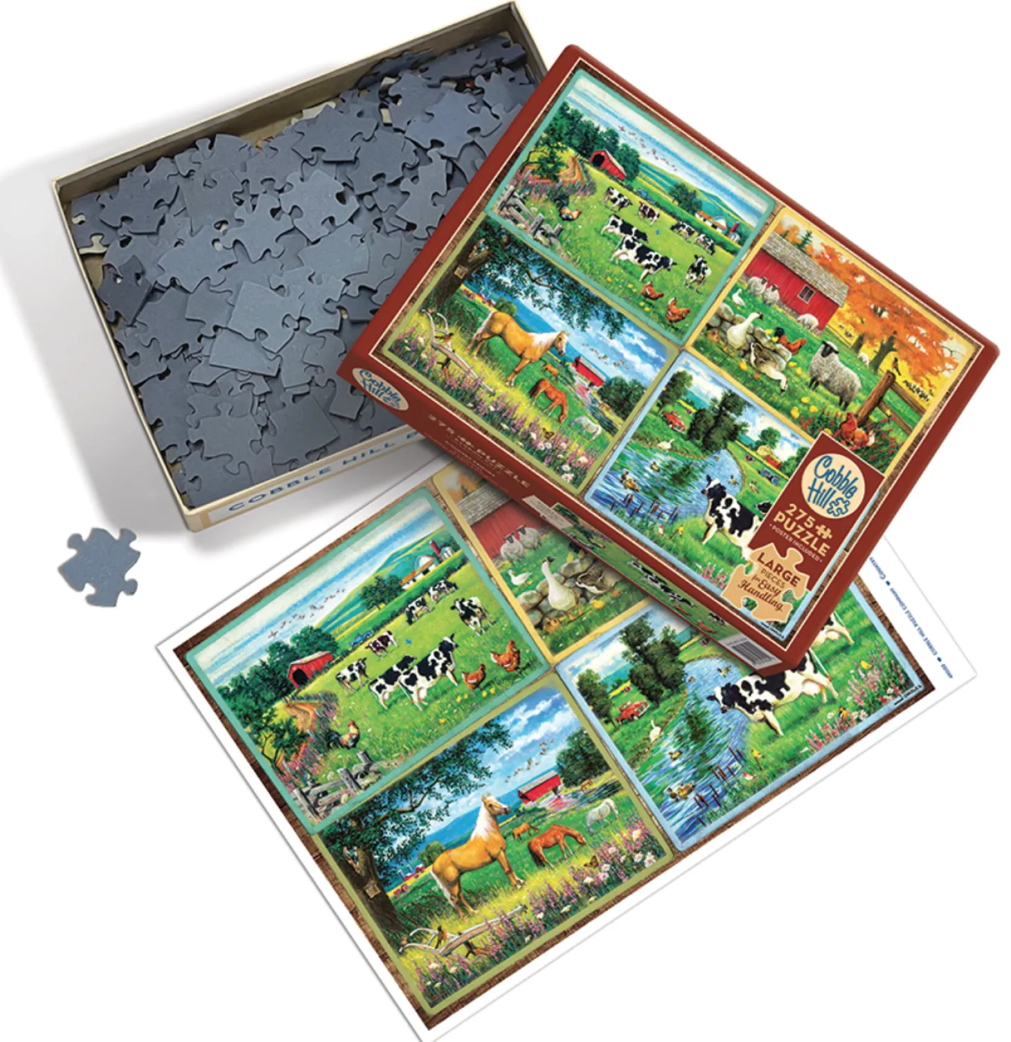 Cobble Hill Country Friends - puzzle de 275 pièces XXL