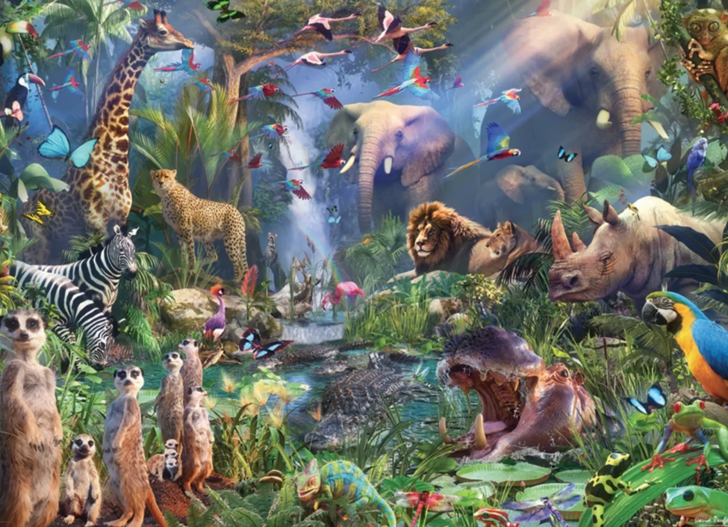 Cobble Hill Dans la jungle - puzzle de 1000 pièces