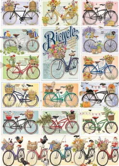 Cobble Hill Des Bicyclettes Colorées - puzzle de 1000 pièces