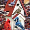 Cobble Hill Hiver Birdhouse - 1000 pièces