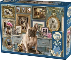 Cobble Hill Le bouledogue français - puzzle de 500 pièces XL
