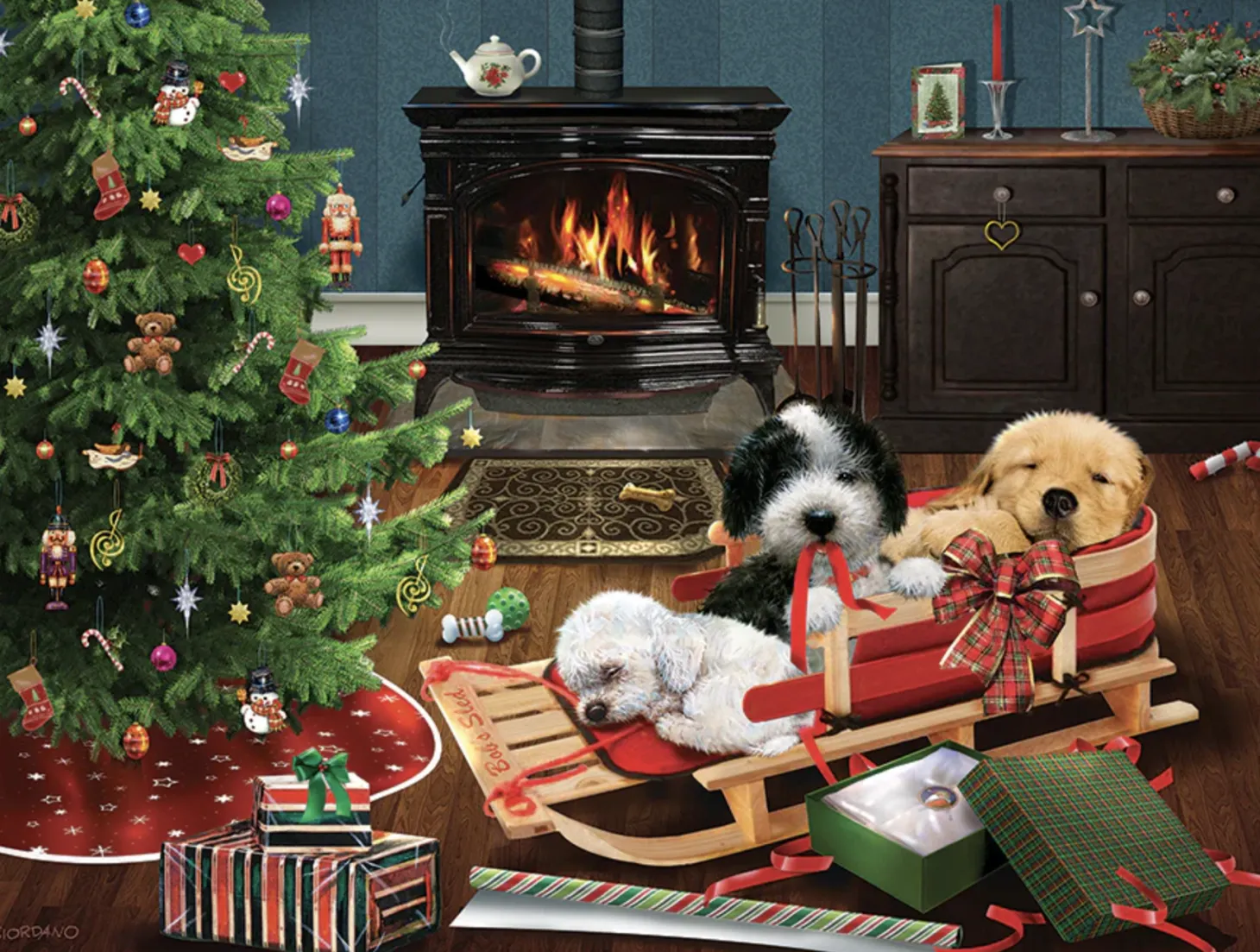 Cobble Hill Le meilleur cadeau de Noël - puzzle de 275 pièces XXL