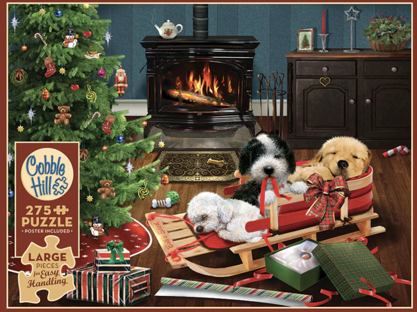 Cobble Hill Le meilleur cadeau de Noël - puzzle de 275 pièces XXL